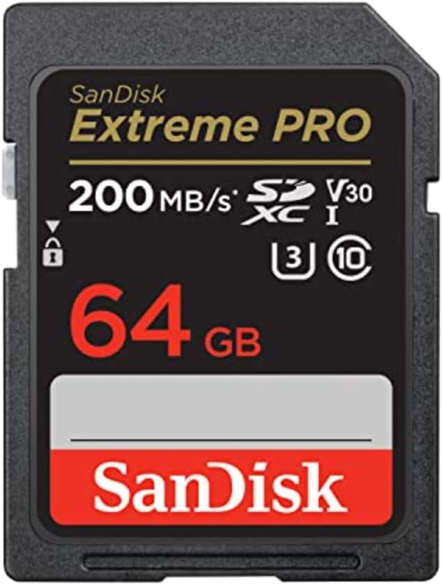 SanDisk Extreme PRO 64GB MicroSD Card - 200MB/s V30 4K UHD