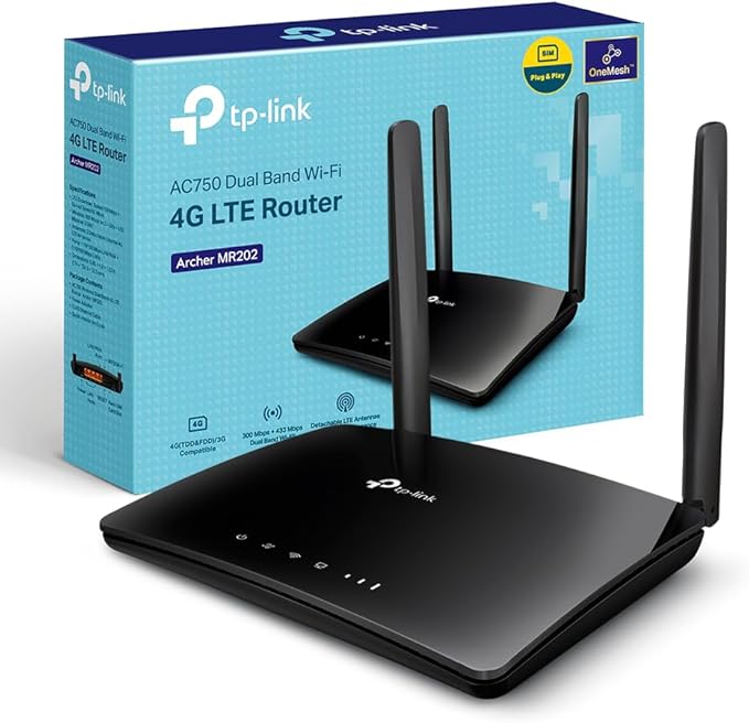 Tp-link Archer MR202 AC750 Wireless Dual Band 4G LTE Router TP- Link