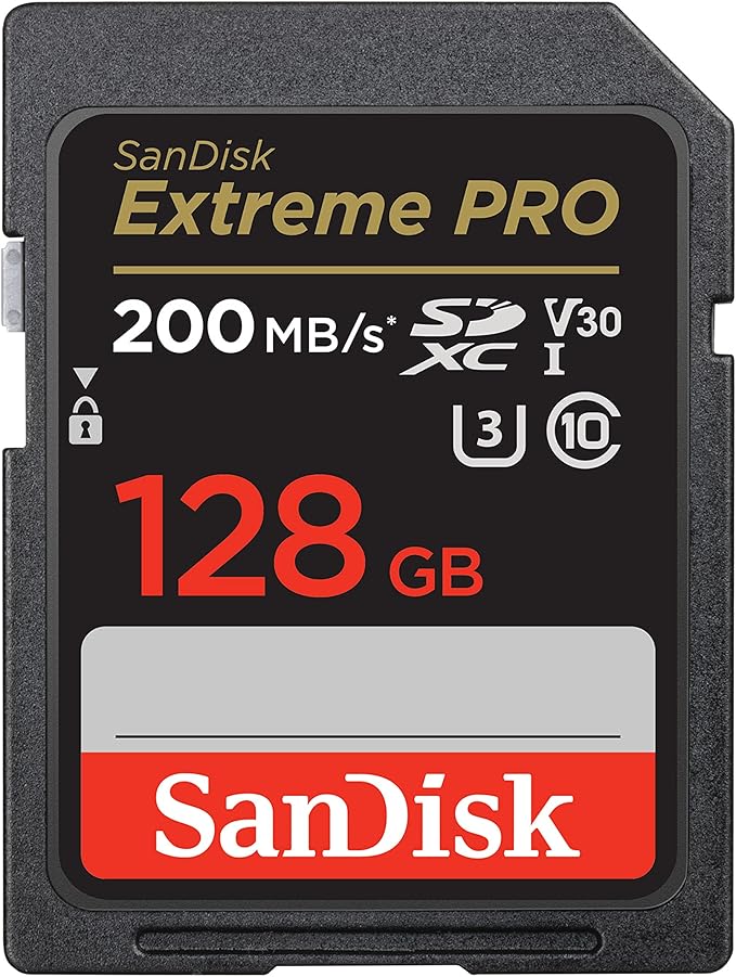 SanDisk Extreme PRO 128GB MicroSD Card - 200MB/s V30 A2 4K