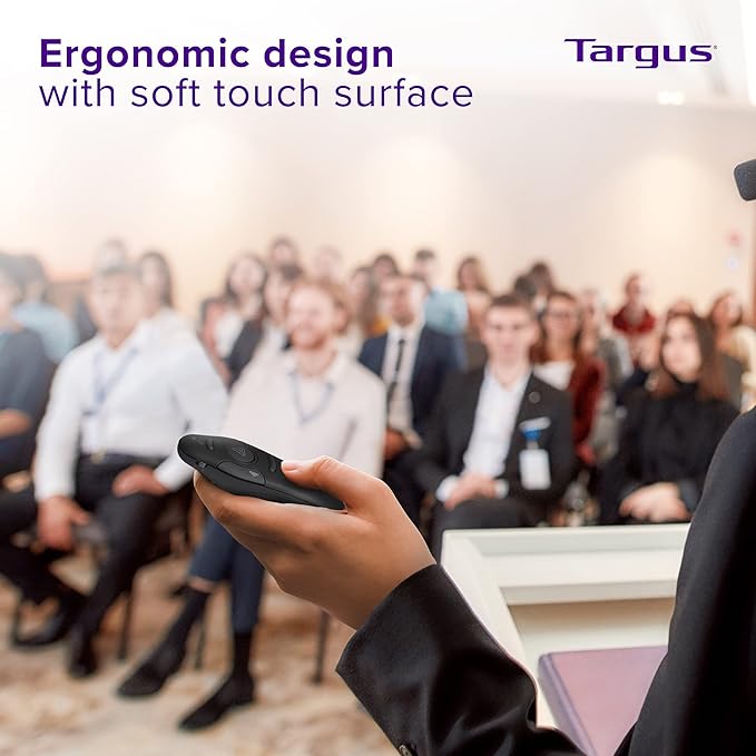 Targus Wireless Presentation Remote with Red Laser Pointer | 50ft Range