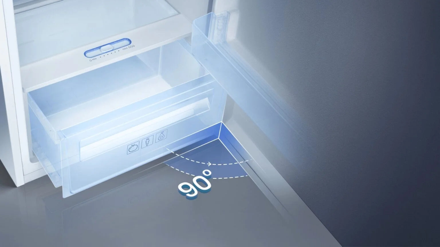 TCL 249L Total No Frost Refrigerator (P323TMS) - Twin Eco Inverter, A+ Rated