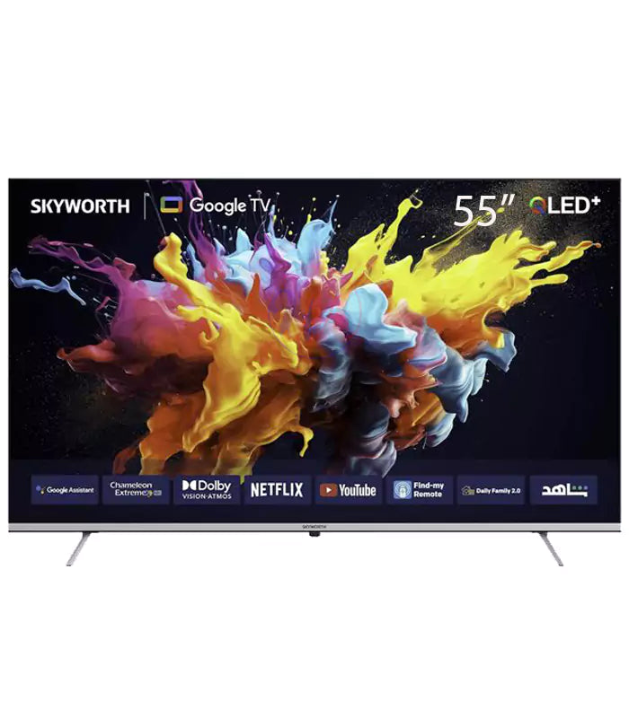 Skyworth 55" 4K QLED Google TV - Dolby Vision & Atmos