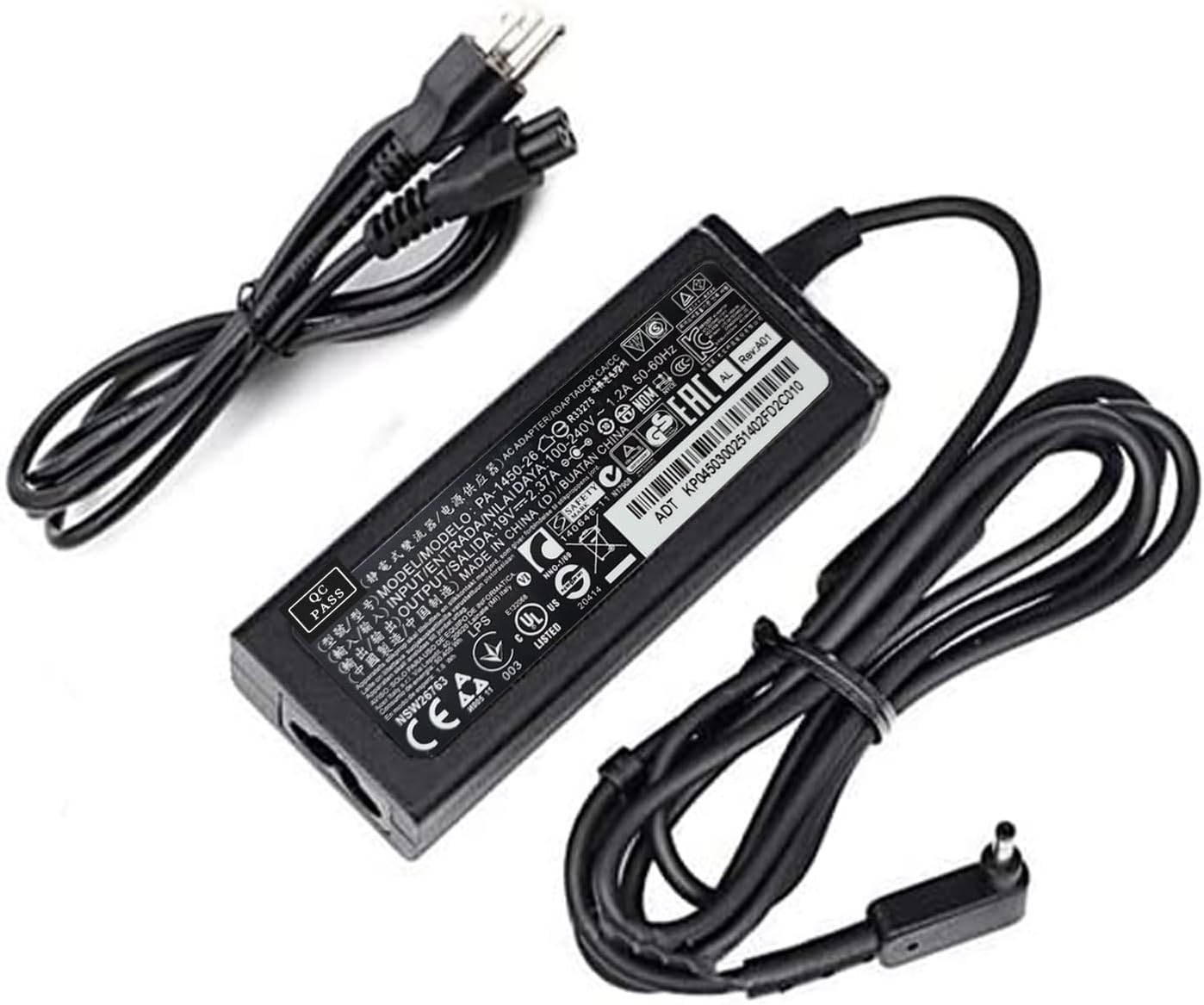 ASUS 19V 2.37A 45W Laptop Charger (3.0x1.0mm Small Pin) Adapter
