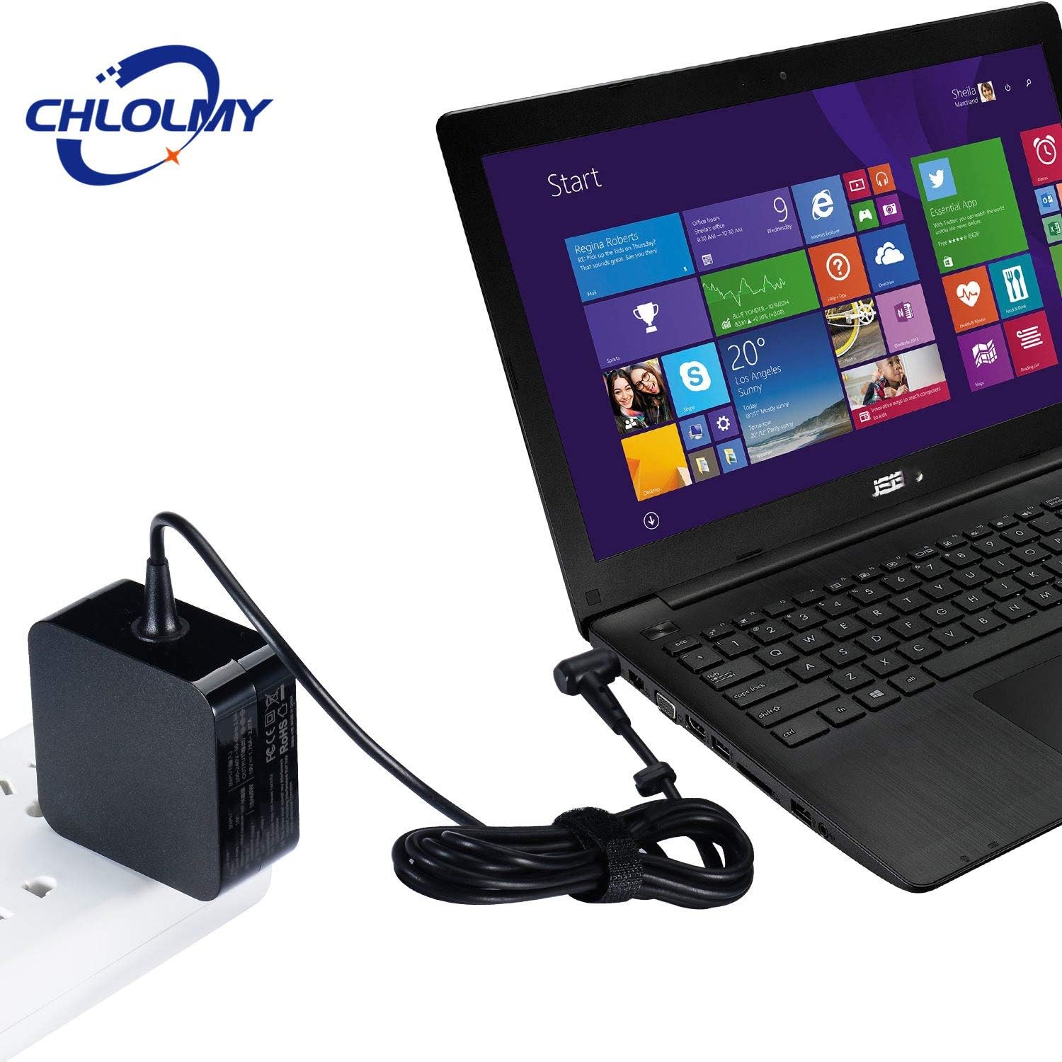 ASUS 33W Original Adapter (19V 1.75A) - Slim USB Tip