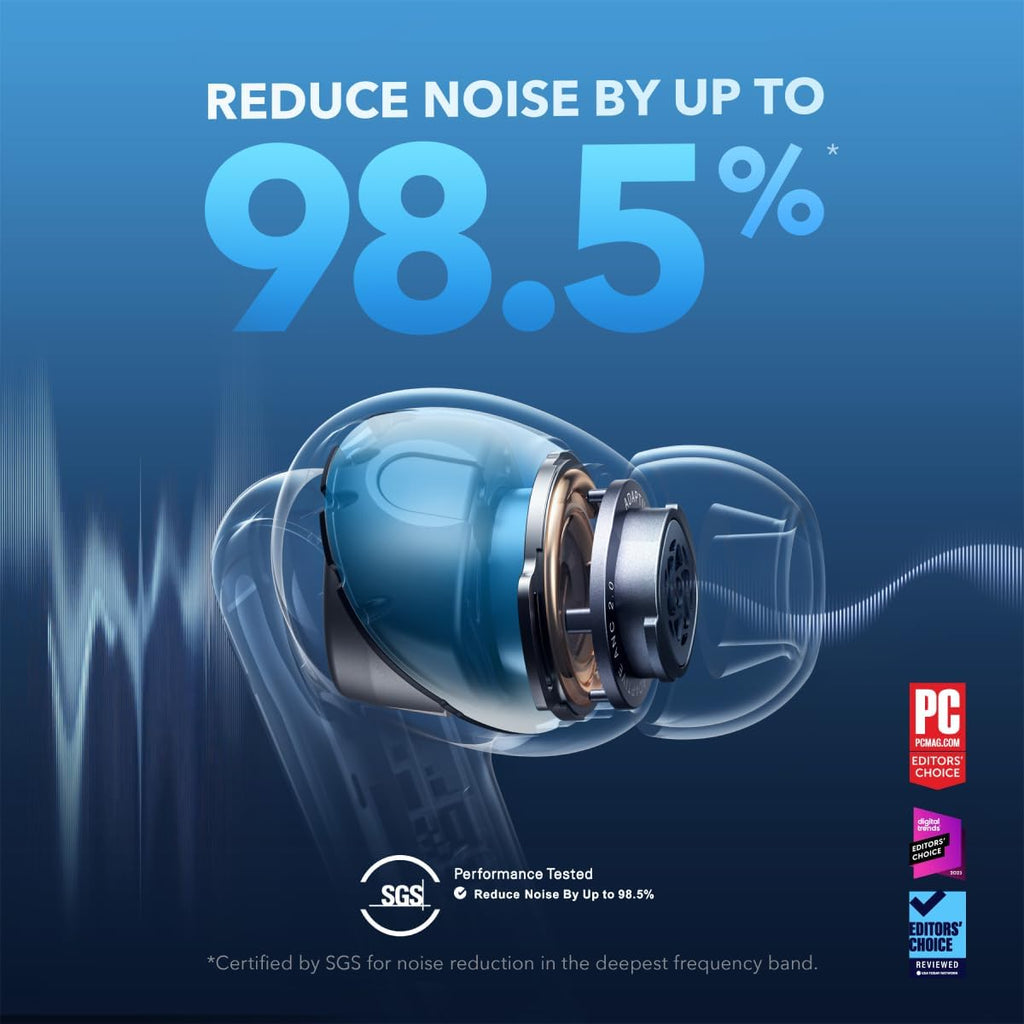 Anker Soundcore Liberty 4 NC Earbuds - Adaptive Noise Cancelling & 50-Hour Playtime Anker
