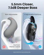 Anker Soundcore V40i Open-Ear Headphones - Adjustable Ear Hooks & Richer Bass Anker