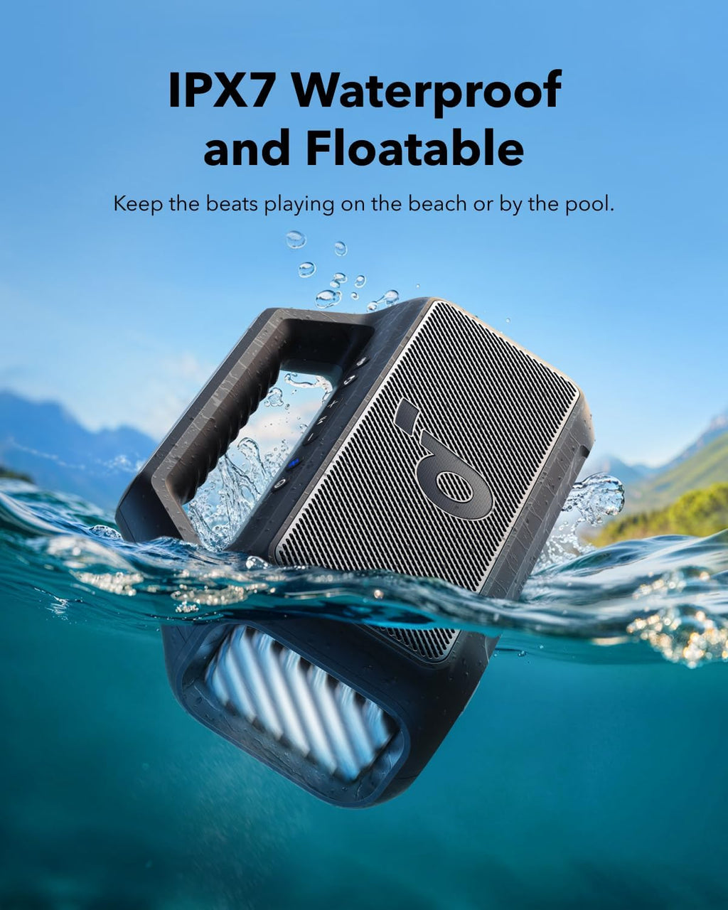 Anker Soundcore Boom 2 Portable Speaker - 80W Max, BassUp 2.0 & IPX7 Waterproof Anker Soundcore