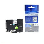 Brother TZ2-231 Label Tape 12mm x 8m – Black on White Laminated Tape for Brother P-touch Label Printers