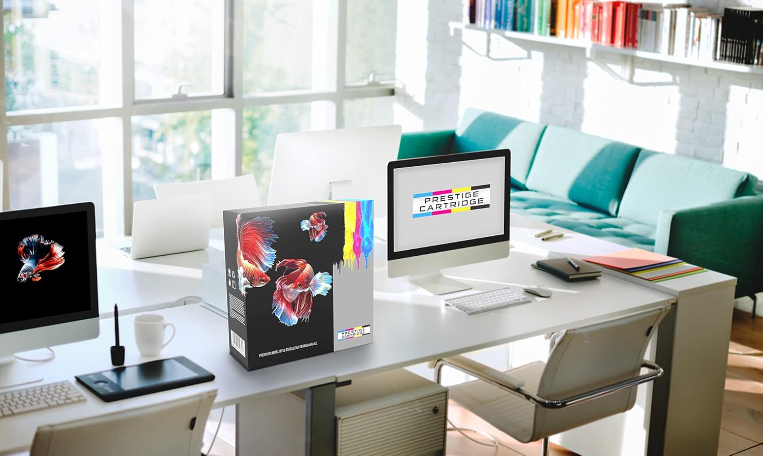 Casio PT-9WE Label Tape Cartridge – Black on White, 9mm x 8m