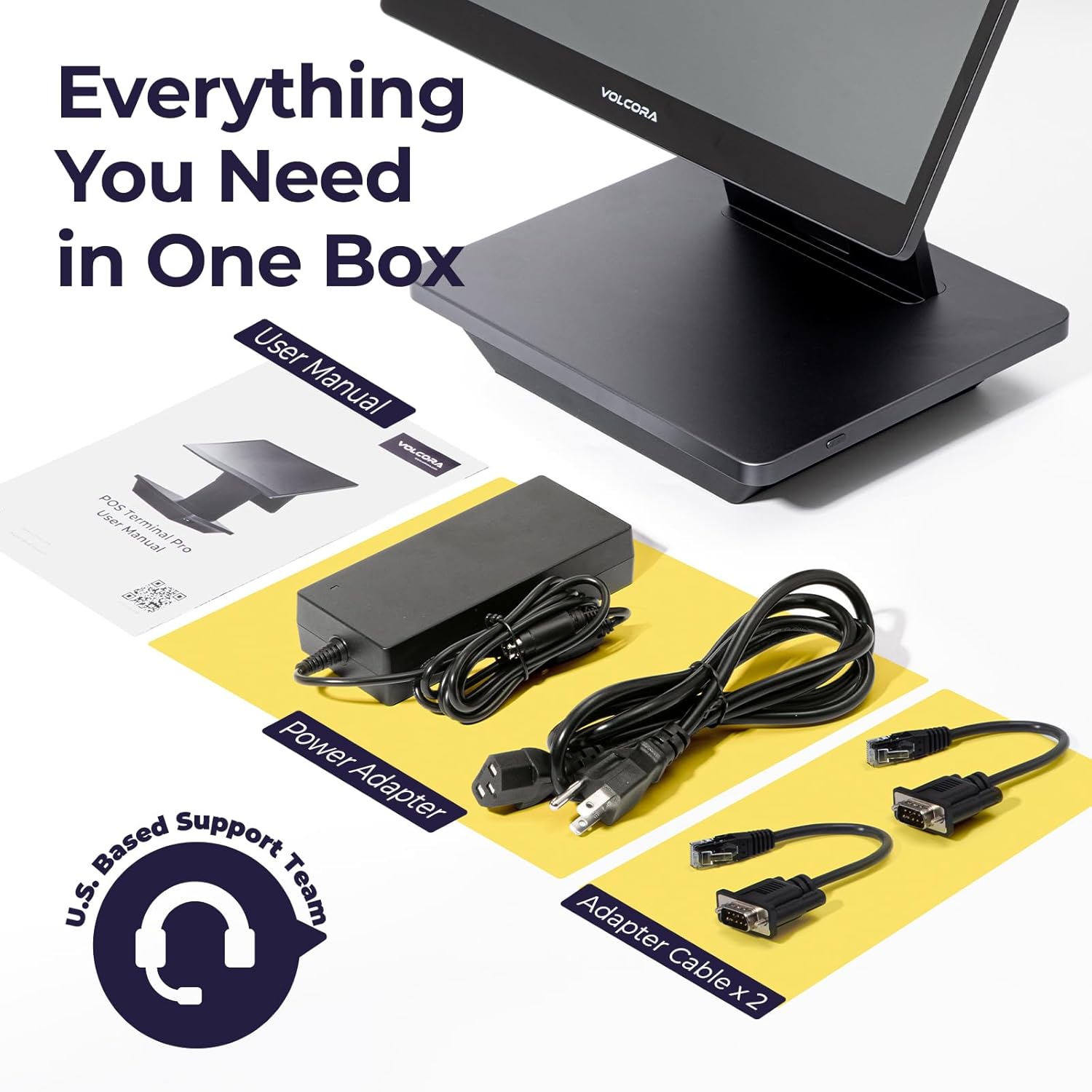 15" i5 8th Gen True Flat POS Terminal 16GB RAM Win 11