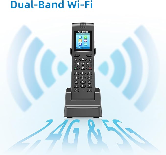 Flyingvoice FIP16PLUS: Portable Dual-Band Wi-Fi IP Phone with Fast Roaming
