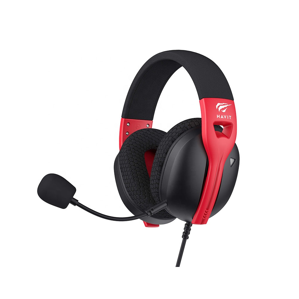 HAVIT Fuxi-H5d Wired Gaming Headset: 50mm Drivers, Detachable Mic, PS5/Xbox/PC Compatible