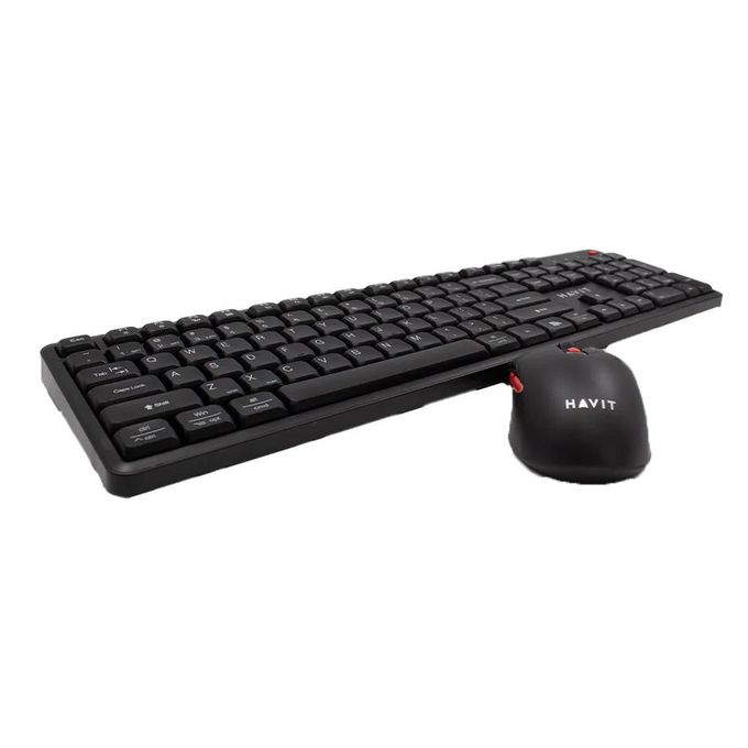 HAVIT KB261WB Dual Mode Wireless Keyboard & Mouse Combo: Bluetooth 5.1 & 2.4G Multi-Device Set