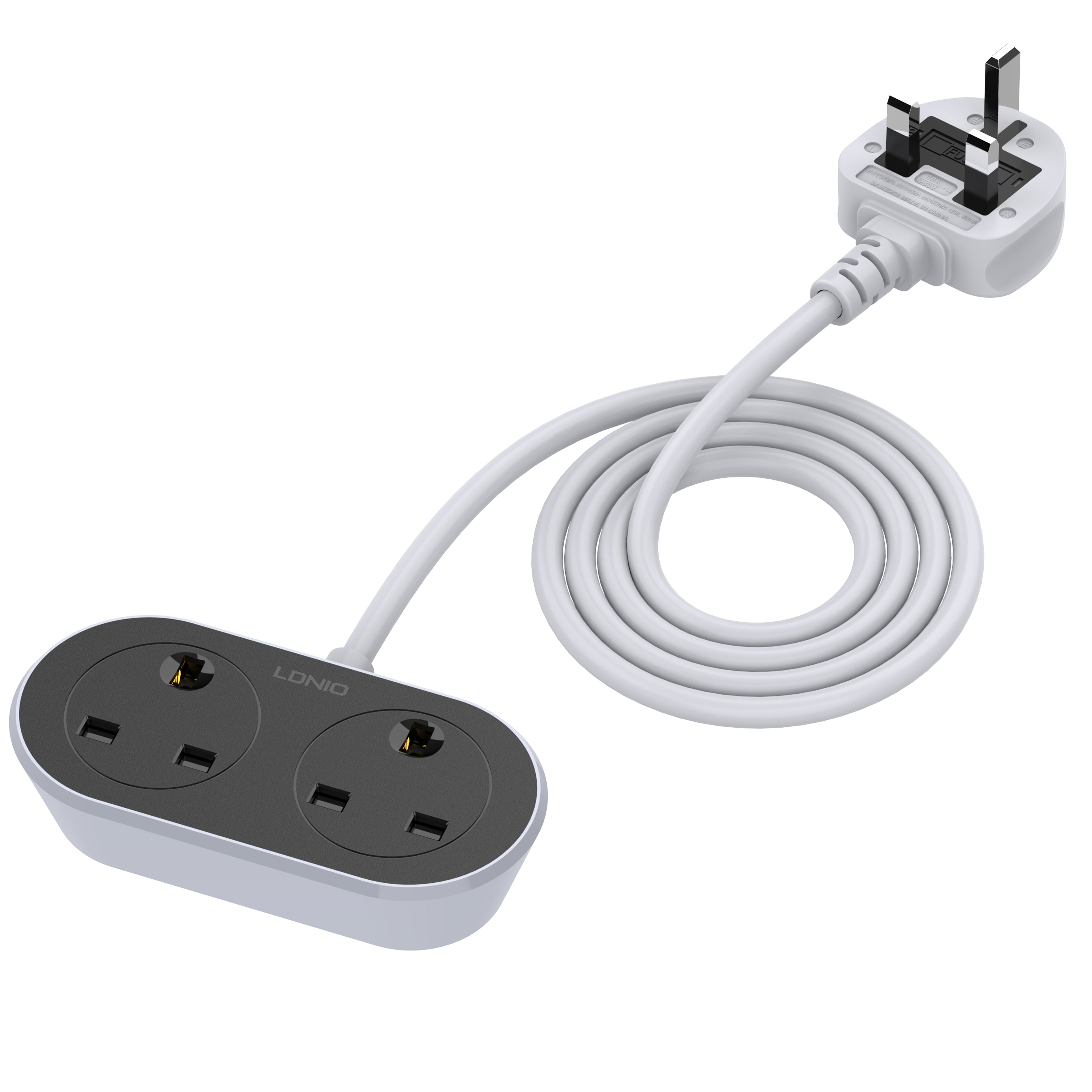 LDNIO SC2018 Universal Power Extension | 2 AC Outlets & 5M Cord