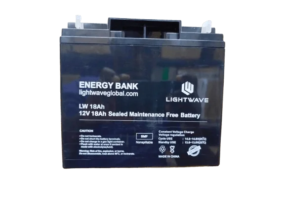 Lightwave 12V 7.5Ah UPS Battery – High Performance SMF Rechargeable Battery
