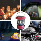 Portable Solar & USB Emergency Light | 50m² Coverage | Waterproof