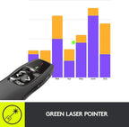 Logitech R400 Wireless Presenter: Red Laser, 50ft Range & Slide Control