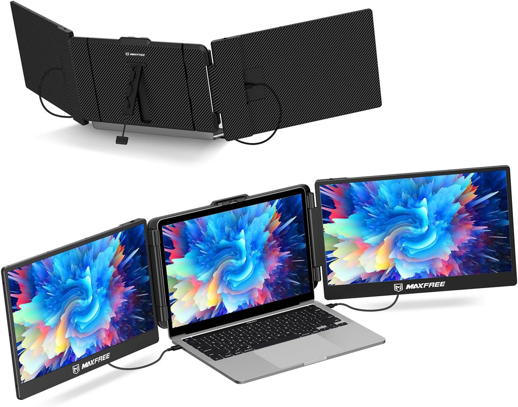V2com S2 Triple Screen Extender Price in Kenya | 14" Dual Portable Monitors
