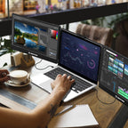 V2com S2 Triple Screen Extender Price in Kenya | 14" Dual Portable Monitors