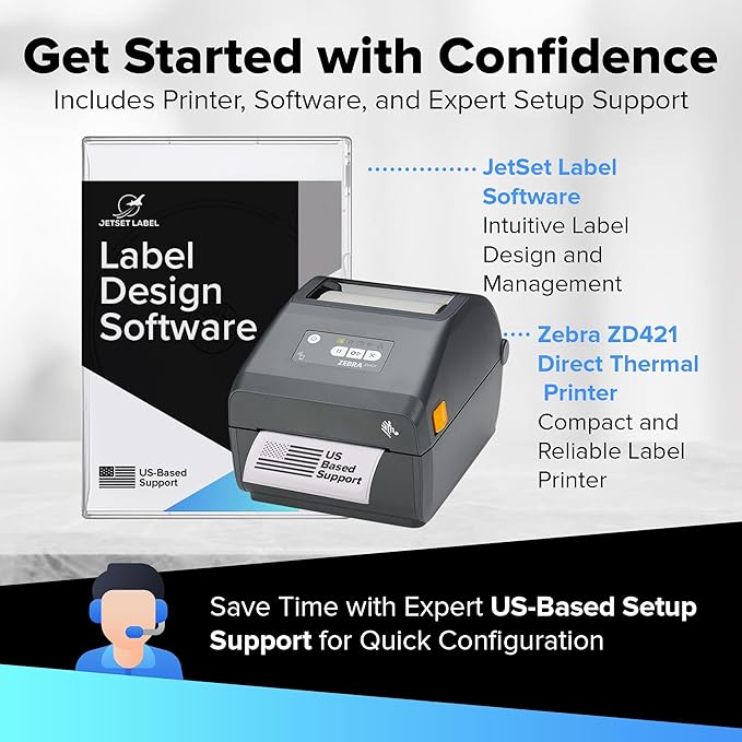 Zebra ZT411 Industrial Barcode Label Printer | High-Speed 4" Thermal Transfer/Direct Thermal & Optional RFID