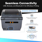 Zebra ZT411 Industrial Barcode Label Printer | High-Speed 4" Thermal Transfer/Direct Thermal & Optional RFID