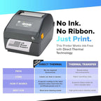 Zebra ZT411 Industrial Barcode Label Printer | High-Speed 4" Thermal Transfer/Direct Thermal & Optional RFID